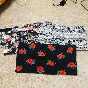 Assorted Patterned Tube Tops